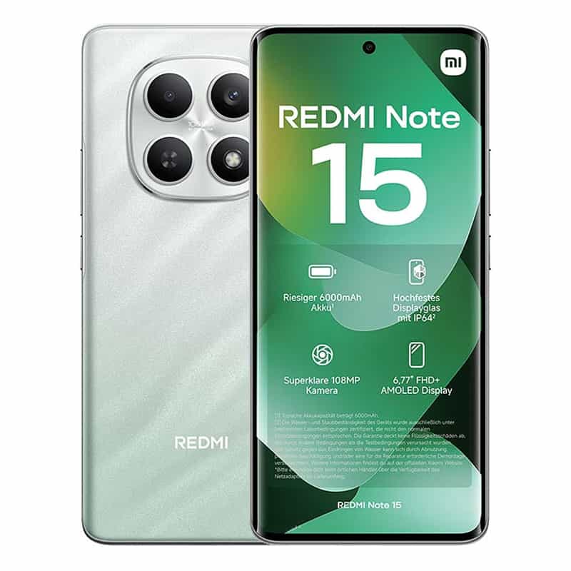 شیائومی ردمی نوت 15 4G نسخه گلوبال ظرفیت 256GB رم 8GB