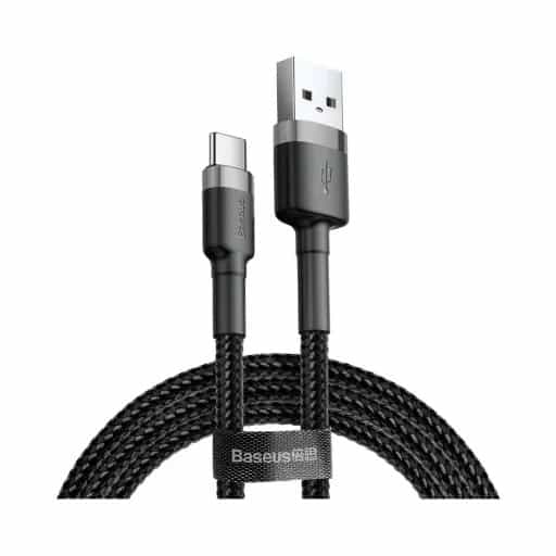 کابل شارژ USB به USB-C باسئوس مدل Cafule CATKLF-CG1