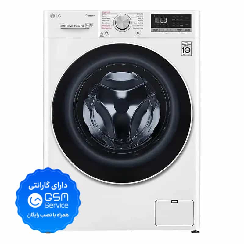 ماشین لباسشویی 10.5 کیلوگرم ال جی مدل F4V5RGP0W - ساخت چین