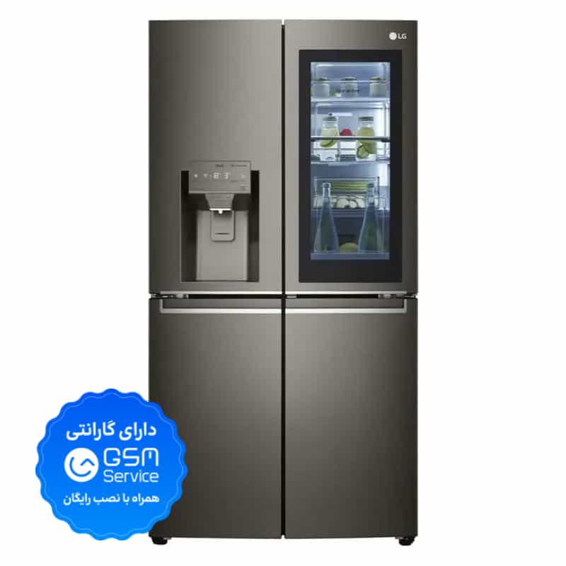 یخچال فریزر ساید بای ساید 25 فوت ال جی مدل X24FMKBL - ساخت کره