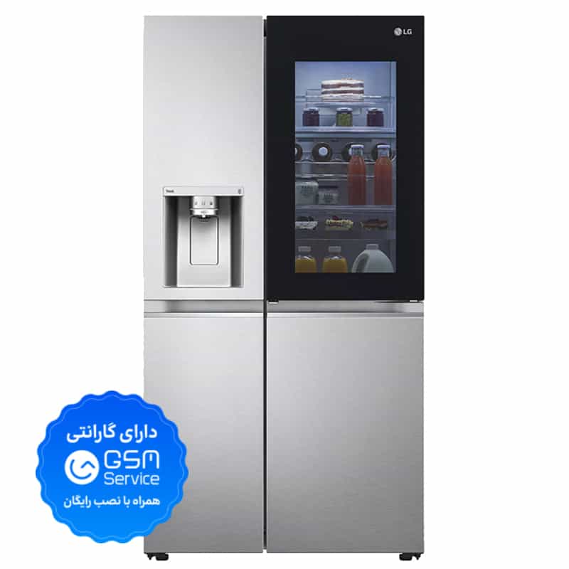 یخچال فریزر ساید بای ساید 28 فوت ال جی مدل X267CSHW - ساخت چین