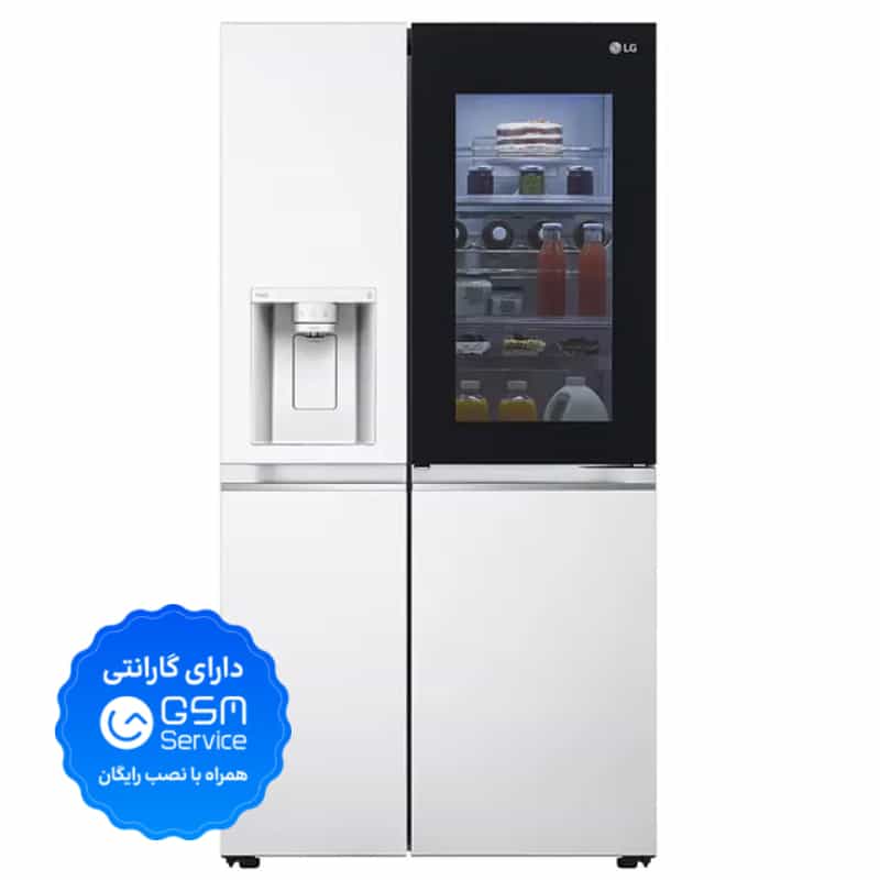 یخچال فریزر ساید بای ساید 28 فوت ال جی مدل X267CQHW - ساخت چین