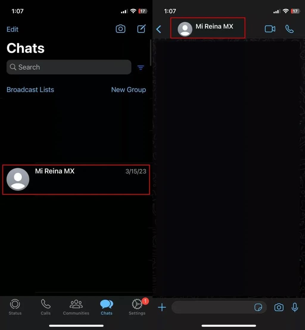 غیرفعال کردن ذخیره خودکار در Camera Roll برای مخاطبین خاص در واتساپ آیفون