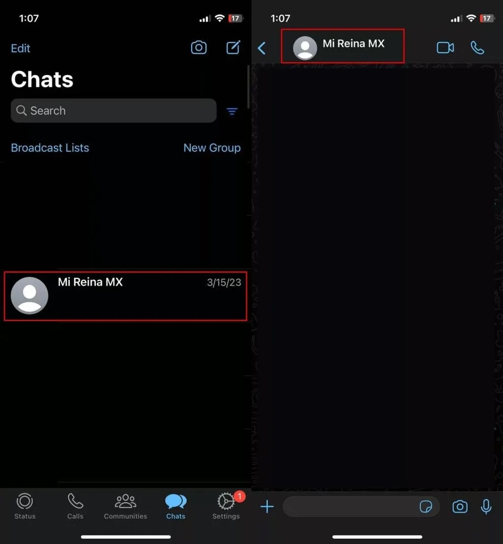 غیرفعال کردن ذخیره خودکار در Camera Roll برای مخاطبین خاص در واتساپ آیفون
