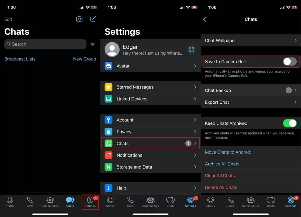 چگونه دانلود خودکار واتساپ را در آیفون متوقف کنیم؟