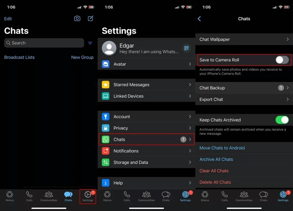 چگونه دانلود خودکار واتساپ را در آیفون متوقف کنیم؟